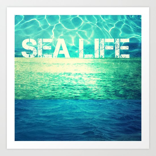 SEA LIFE Art Print