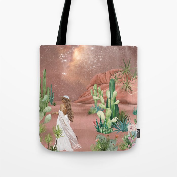 Desert star gazer Tote Bag