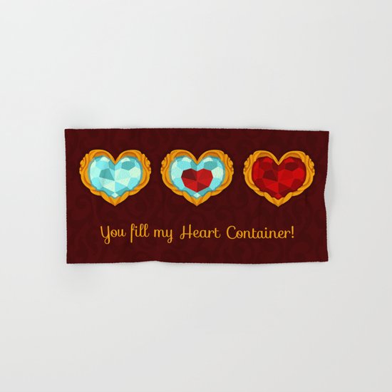 HEART CONTAINER Hand & Bath Towel
