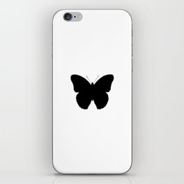 BUTTERFLY SILLOUETTE. iPhone Skin