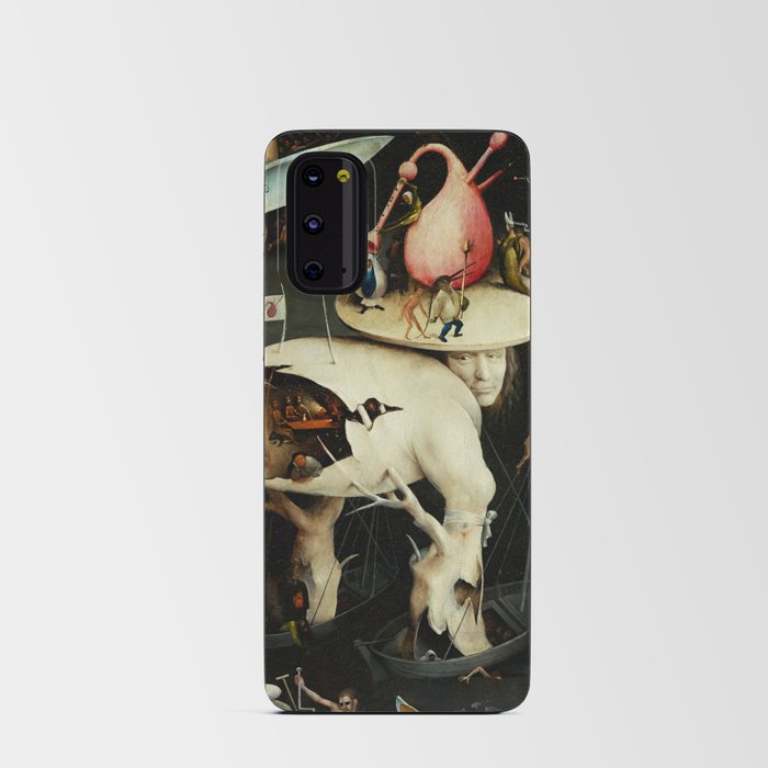 Remastered Art The Garden of Earthly Delights by Hieronymus Bosch Triptych 3 of 3 20210109 Detail 1 Android Card Case