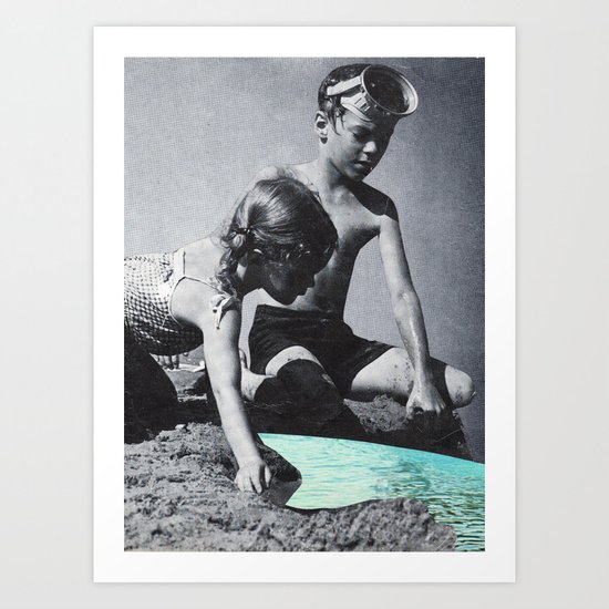 The hiding water Art Print