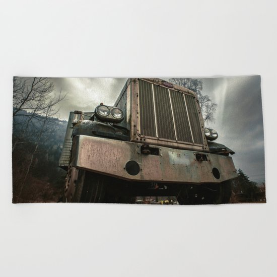 Rusty Warrior Beach Towel