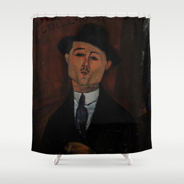 Amedeo Modigliani - Paul Guillaume, Novo Pilota Shower Curtain
