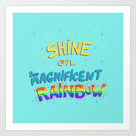 Magnificent Rainbow Art Print