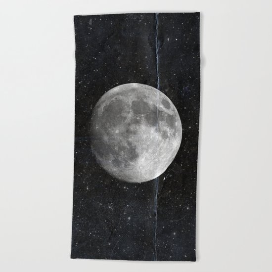 Moon and Stars Beach Towel
