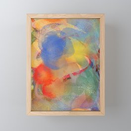 Abstract Watercolor Zen Art by Emmanuel Signorino Framed Mini Art Print
