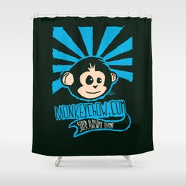 Monkey Chow Super Awesome Team Shower Curtain