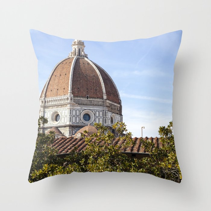 Cathedral of Santa Maria del Fiore  |  Travel Photography Throw Pillow