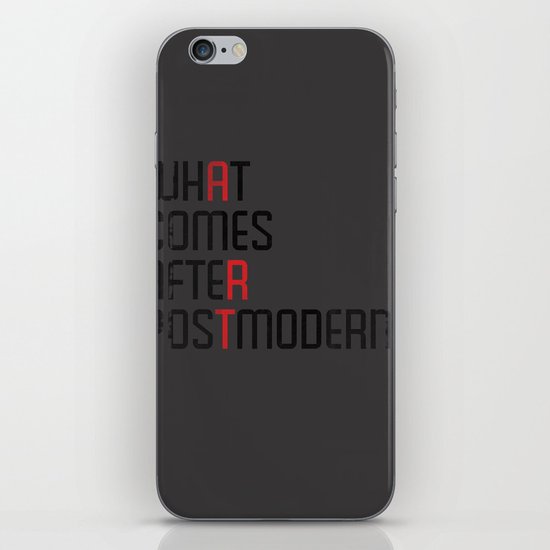 What Comes After Postmodern? iPhone & iPod Skin
