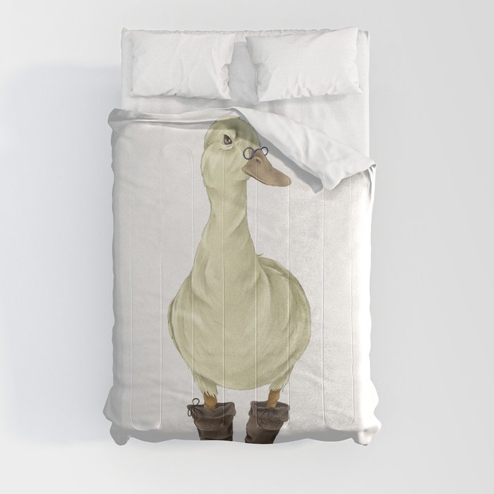 duck in boots  Comforter
