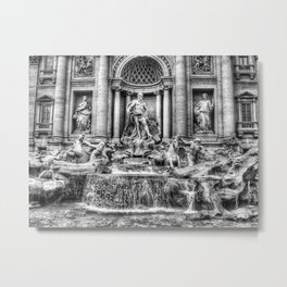 Trevi Fountain Metal Print