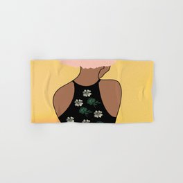 Woman At The Meadow 05 Hand & Bath Towel