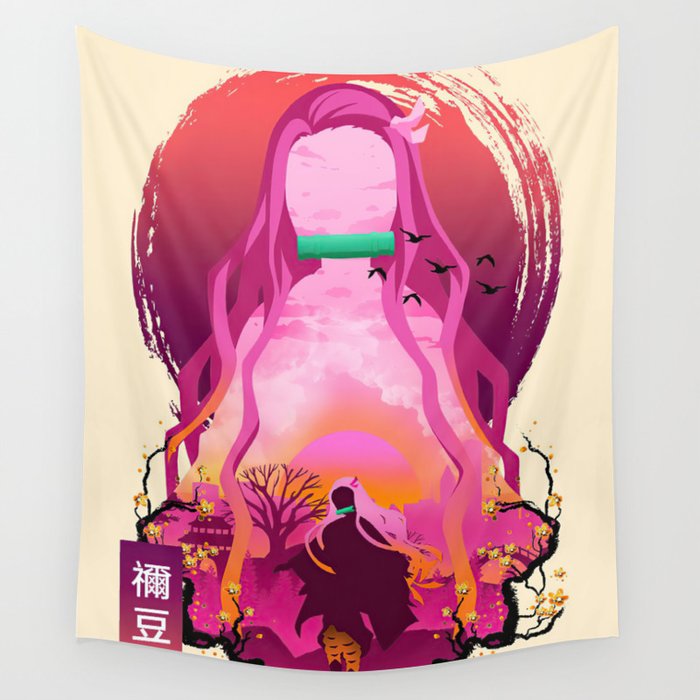 Nezuko tapestry sales