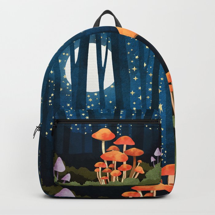 Midnight Mushrooms Backpack