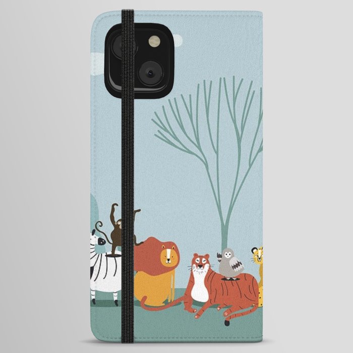 Wild Animals iPhone Wallet Case