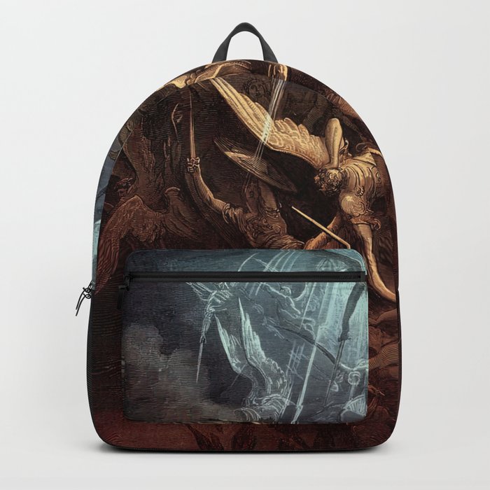 Paradise Lost: Fall of the rebel angels Gustave Dore Backpack by ...
