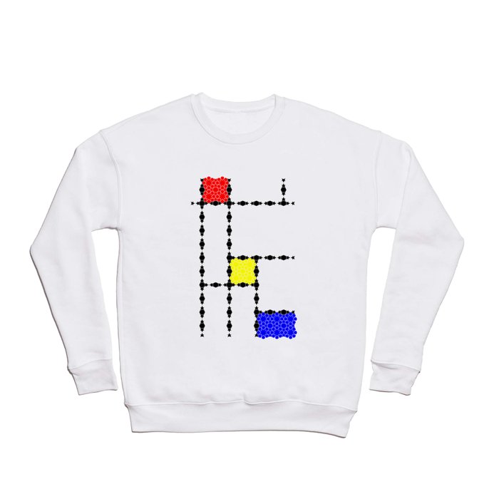 Mondrian and the Eight Point Flower Crewneck Sweatshirt