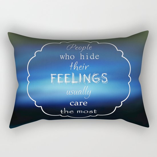 Feelings Rectangular Pillow
