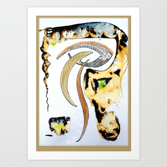 Eye of Priestess Art Print