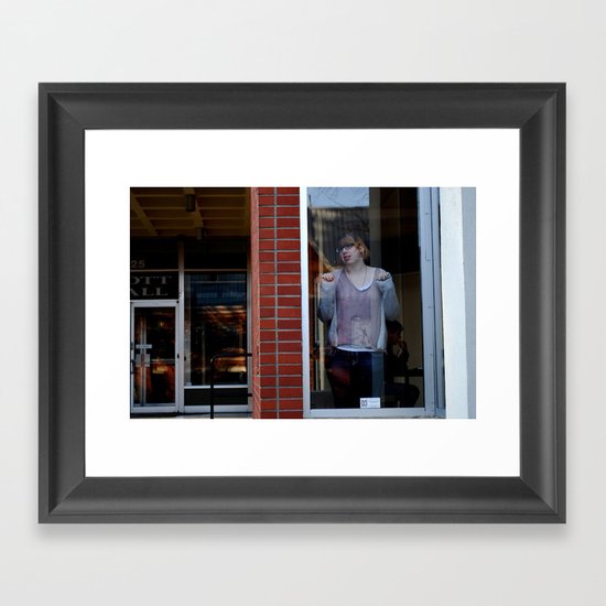 Search Framed Art Print