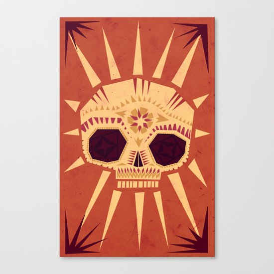 sugar skull Canvas Print