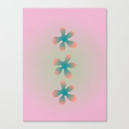 Pink Botanical Gradient Canvas Print