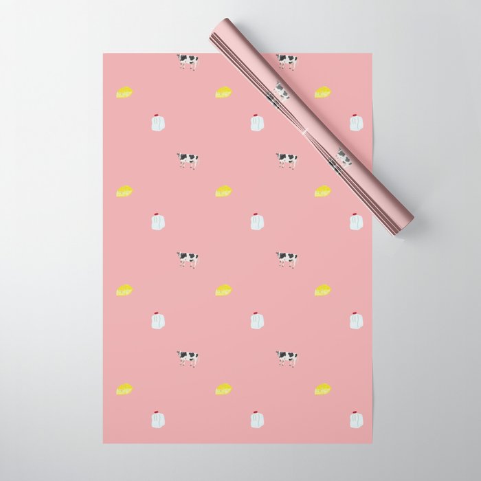 Dairy (Pink) Wrapping Paper