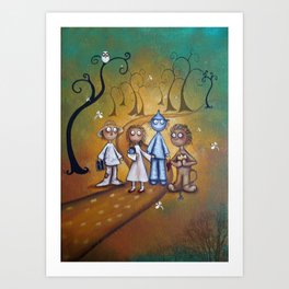 Dorothy and Friends  Art Print