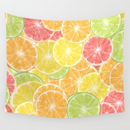 Citrus slices Wall Tapestry