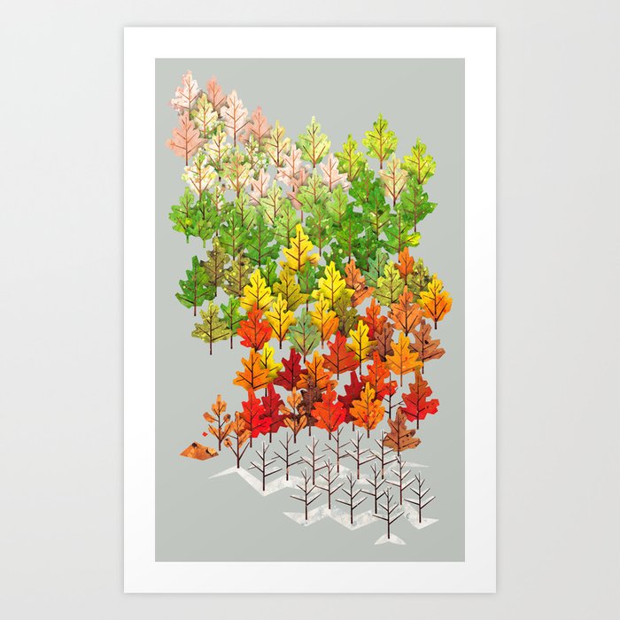Seasons Art Print
