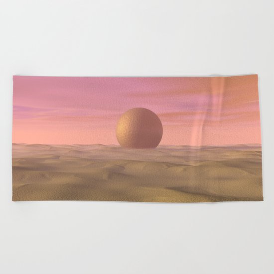 Desert Dream of Geometric Proportions Beach Towel