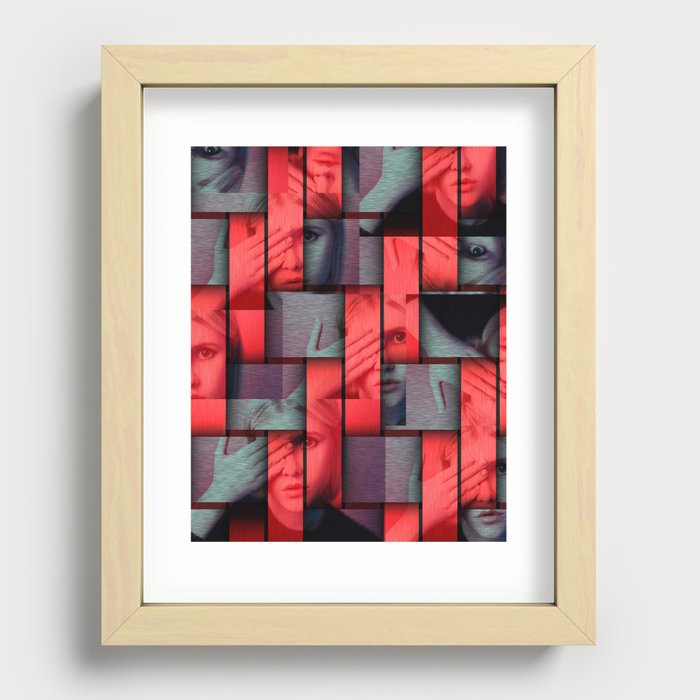 Upside and Down Recessed Framed Print