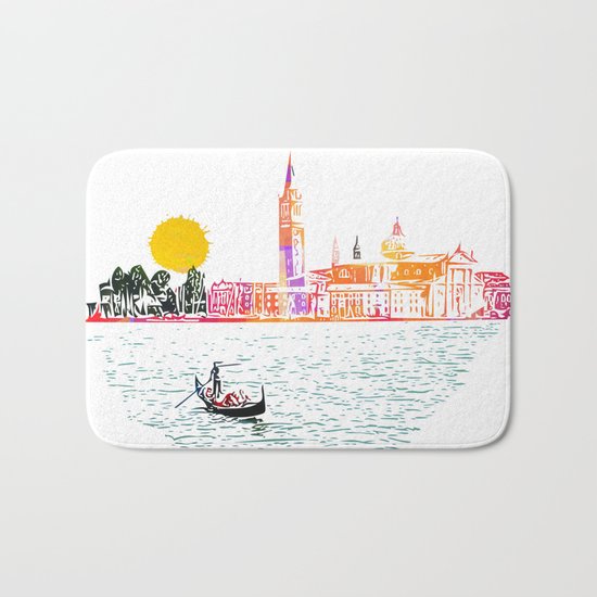 Sunset in Venice Bath Mat