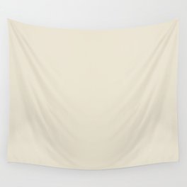 Creamy Off White Ivory Solid Color Pairs PPG Brandied Pears PPG1086-2 - One Single Shade Hue Colour Wall Tapestry