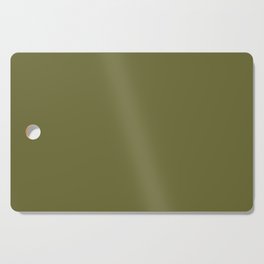 Solid Color Olive Green Cutting Board