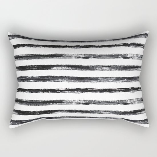 Grungy stripes Rectangular Pillow