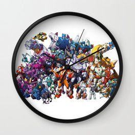 30 Days of Transformers - More Than Meets The Eye cast Wall Clock