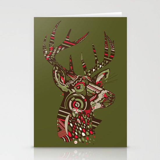 ROAD KILL ~ GREEN Stationery Cards