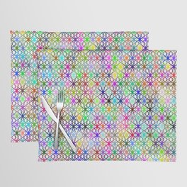 Abstract Prismatic Geometric Background. Placemat