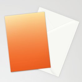 Orange Ombre Stationery Card