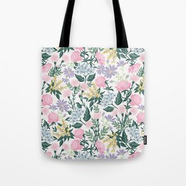 Flower rush maximalist vector pattern Tote Bag