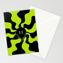 Smile Melt - Lime Green Stationery Card