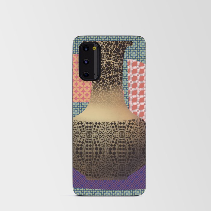 Pattern vase collage Android Card Case