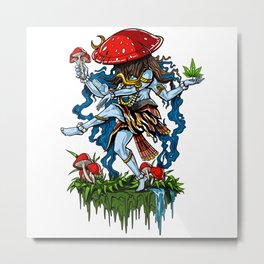 Magic Mushroom Lord Shiva Psychedelic Metal Print | Funnymushrooms, Psilocybinmushrooms, Nataraja, Shrooms, Magicmushrooms, Lordshiva, Hallucinogenic, Psychonaut, Psychedelictrip, Psychedelic 
