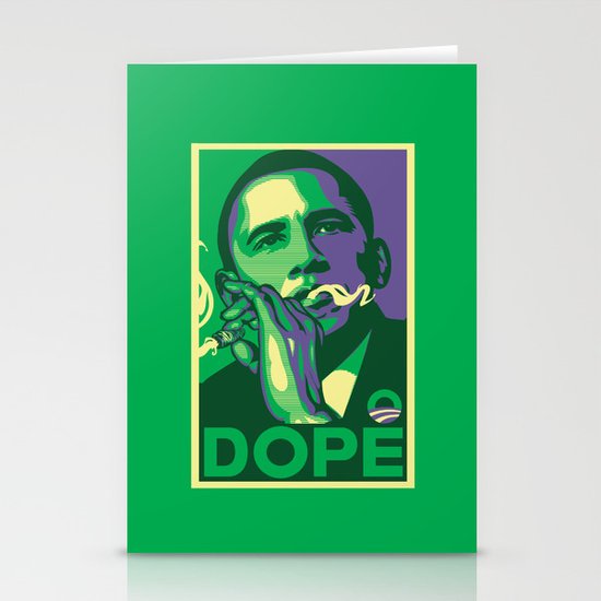 the dopest president Stationery Cards
