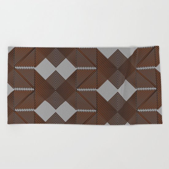 geometric 2 Beach Towel