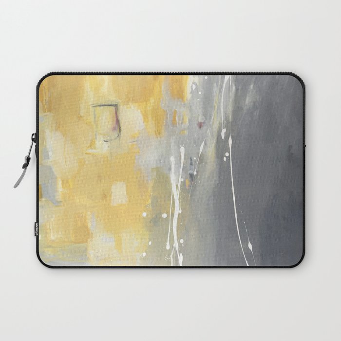 50 Shades of Grey and Yellow Laptop Sleeve