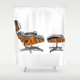 Eames Lounger Shower Curtain