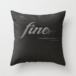fine Throw Pillow